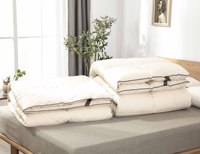 Mikrofaser-Matratzenauflage mit Polyesterfüllung, wasserdicht, als Bettüberzug zum Schutz