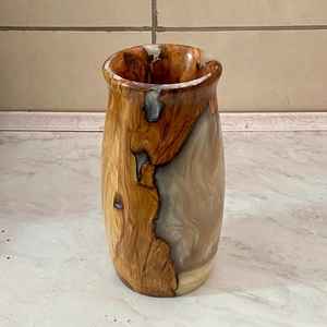 Macetas de Resina y Madera Ligeras y Duraderas para Plantas, Perfectas para Todo Tipo de Flores, Hierbas y Plantas Pequeñas de Interior - Product Image 6