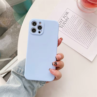 Coque de téléphone en silicone TPU souple multicolore avec protection d'appareil photo, compatible avec iPhone 17 Pro Max, 17 Air, 16, 15, 14 Plus, 13, 12
