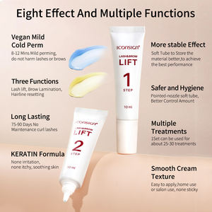 Kit de rehaussement des cils et des sourcils, kit de permanente des cils, kit de lamination des sourcils, kit professionnel de rehaussement des cils, kit de kératine pour le rehaussement des cils, lotion - Product Image 3