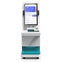 Kiosque libre-service sur pied de 32 pouces pour supermarché avec fonction SDK pour paiement sans espèces, billetterie et impression