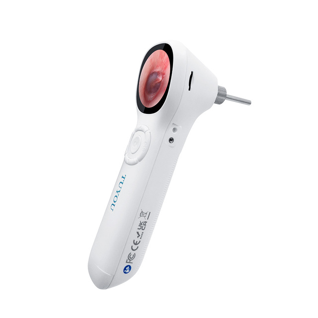 TUYOU Portable Smart Ear Endoscope Otoscope with Integrated HD Screen for Home Use
