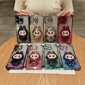 Funda de Teléfono con Espejo Degradado Brillante y Soporte para Realme 15X y OPPO Find X9 C85 - Product Image 1