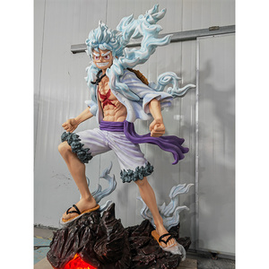 Figurine d'action d'une seule pièce de taille réelle personnalisée Nika Luffy Figure Luffy Sculpture Statue de Luffy <span class=keywords><strong>en</strong></span> résine Figurine d'anime pour <span class=keywords><strong>la</strong></span> décoration intérieure - Product Image 1
