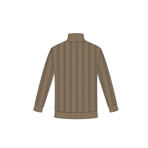 Maglioni da <span class=keywords><strong>uomo</strong></span> a maniche lunghe in <span class=keywords><strong>maglia</strong></span>, casual, personalizzabili, di alta qualità, 100% <span class=keywords><strong>cotone</strong></span>, tinta unita, traspiranti, con collo a <span class=keywords><strong>lupetto</strong></span>. - Product Image 2