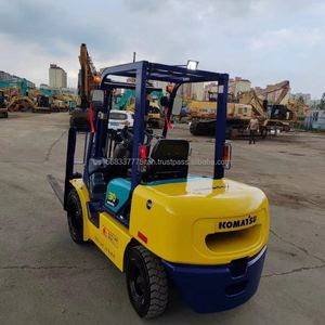 Used Komatsu FD30 3 Ton Diesel Forklift with for Engine Solid Tires-<b>Top</b> Selling for Construction & Machinery Repair Shops - Product Image 2