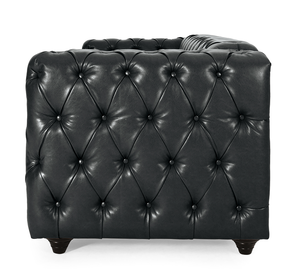 Comfy Modern 3-seat Adjustable Convertible Corner <b>Sofa</b> with Wooden <b>Legs</b> PU Leather for Living Room Bedroom and Study - Product Image 4