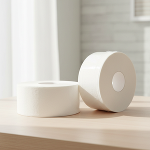 Papel Higiénico Jumbo Biodegradable de 2 Capas, 100% <span class=keywords><strong>Pulpa</strong></span> Virgen, Suave y Absorbente, Directo de Fábrica - Product Image 1