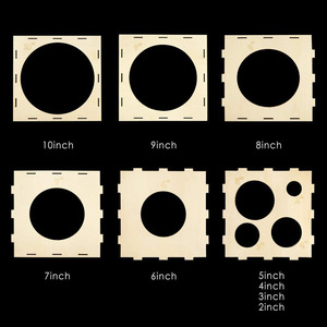 Ballon Arches Colonnes Ballon Taille Outil De Mesure Pliable Ballon En <span class=keywords><strong>Bois</strong></span> Sizer Boîte <span class=keywords><strong>Cube</strong></span> pour La Décoration - Product Image 3