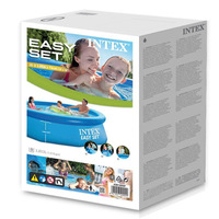 Piscine gonflable hors sol Intex 28106 en PVC de 8 pieds, grande piscine familiale pour jeux aquatiques, vente chaude