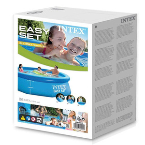 Heißer Verkauf Outdoor 8FT PVC <span class=keywords><strong>Intex</strong></span> Schwimmbad Aufblasbarer oberirdischer Pool Großer Familien spiel pool