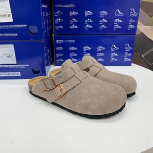 Sandalias <span class=keywords><strong>Birkenstock</strong></span> de Piel Auténtica, Diseño Casual para Exteriores, con Suela de Corcho y <span class=keywords><strong>Goma</strong></span>, Cómodas y a la Moda - Product Image 1