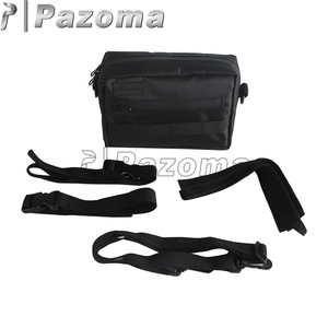 Sac de guidon utilitaire haut de gamme de style club avec fermetures éclair YKK imperméables pour Harley Softail/<span class=keywords><strong>Dyna</strong></span>/Sportster/Street Bob FXBB - Product Image 2