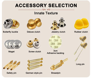 Épingles de revers personnalisées en émail souple en forme d'étoile, badges métalliques avec logo personnalisé, cadeau promotionnel souvenir pour Noël, fête, événement, récompense - Product Image 5