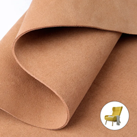 Tissu en daim microfibre non tissé 0.45-1.8mm cuir synthétique pour canapé et siège de voiture