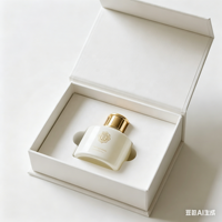Boîte cadeau rigide à fermeture magnétique recyclée, vente en gros OEM, écologique, pour parfums, cosmétiques, soins de la peau, bijoux, bougies