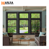 Ventana de Doble Hoja con Diseño Moderno y Mosquitera, Estilo Vertical Deslizante, Ventanas Antihuracanes