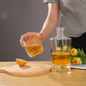 Premium Whiskey Glasses Tumbler 240ml Lead-Free Rocks Glasses For Cocktails Bar Drinking Glass For Whisky