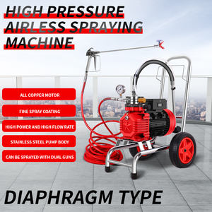 Pistola de pulverización sin aire de alta presión profesional, máquina de pintura de látex de revestimiento de ingeniería doméstica multifuncional eléctrica - Product Image 6