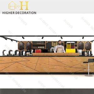 Alla moda bar Shop mobili in legno Coffee Shop chiosco panetteria e pasticceria Interior Design - Product Image 4