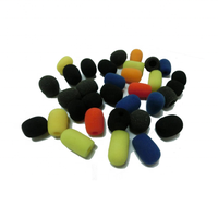 Couvre-microphones jetables en mousse 30*20*8MM Forme ronde Mini microphone pour casque Éponge