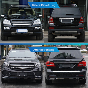 ชุดแต่งรถยนต์ X164 ปี 2006-2012 อัพเกรดเป็นชุดแต่ง GLS ปี 2019 ประกอบด้วยกันชนหน้า-หลัง สเกิร์ตหน้า-หลัง ฝากระโปรงหน้า ไฟหน้า บังโคลน สำหรับรถเบนซ์ GL - Product Image 2