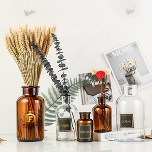 Nhà Hương thơm tự nhiên mùi hương sậy Gậy 125ml 250ml 500ml <span class=keywords><strong>1000</strong></span> <span class=keywords><strong>ml</strong></span> Rỗng hổ phách sậy khuếch tán chai - Product Image 1