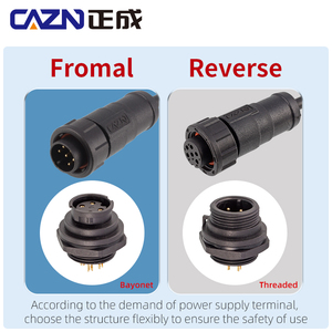 Không thấm nước IP67 E7 nhựa lắp ráp loại thẳng cắm 2-6pin nam và nữ thẳng vít Chủ Đề Thông tư kết nối - Product Image 6