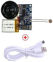 Mini module de puce sonore pré-enregistrée activée par capteur de lumière et de mouvement pour boîte cadeau