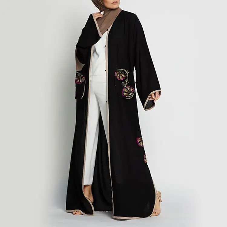 2019 mode vêtements musulmans femmes étrange Tentang baptisan Jubah arabie saoudite pour Abaya caftan