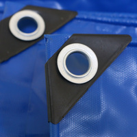 Bâche PVC imperméable triangulaire élégante et unie pour tente, camion, hôpital, en PVC industriel métallisé teinté laminé