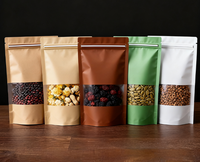 Échantillon gratuit bas quantité minimale de commande professionnel personnalisé avec fermeture éclair pochette debout étanche à l'humidité conservation collation