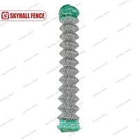 Heavy Duty 4 FT 5FT 8FT Valla de eslabones de cadena comercial Valla de diamante para cancha deportiva