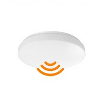 Plafonnier LED moderne et minimaliste à faible stroboscopie, 11 pouces, avec capteur de mouvement, CRI élevé 80-90, pour bureau, chambre et appartement