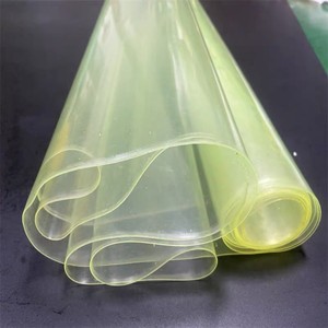 Feuille de plastique PU durable, <span class=keywords><strong>plaque</strong></span> OEM, épaisseur 1-5 mm, film en <span class=keywords><strong>caoutchouc</strong></span> PU, élastomère polyuréthane transparent, rouleau de 2 mm - Product Image 3