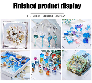 Ofício Resina Epoxy Resina Crystal Clear endurecedor para DIY Art Mold Fundição Jóias Fazendo Coasters Table Top Countertop Revestimento - Product Image 5