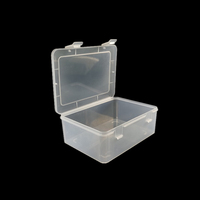 Petite boîte en plastique transparente stockage de perles boîte vide organisateur pour perles artisanat bijoux Crayon