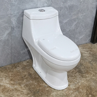WC monobloc en céramique à chasse directe, à poser au sol, pour salle de bain, en promotion