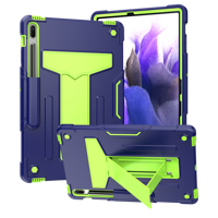 Funda protectora de silicona para tableta de 3 capas a prueba de golpes con soporte en forma de T para Samsung Galaxy Tab S7 FE 12,4 pulgadas 2022