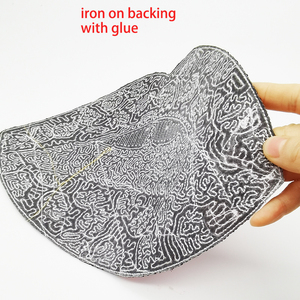 Tùy Chỉnh báo in miệng thiết kế sequin thêu môi sắt trên các bản vá lỗi thêu vá cho quần áo - Product Image 4