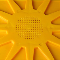 Nueva Cubierta Interior de Plástico Amarillo para Colmena Langstroth de 10 Marcos con 12 Vías de Escape para Abejas, Condición: Nuevo
