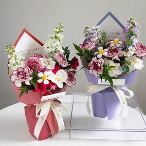 Новая Цветная стильная бумажная Алмазная открытка для упаковки букета, аксессуары для цветочного магазина и подарочная композиция - Product Image 3