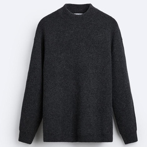Pull-over en laine à manches longues col rond haut en tricot pour l'hiver pour hommes de créateur à logo personnalisé - Product Image 5