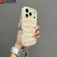 Nouvelle Arrivée Coque de Téléphone Portable en TPU Personnalisée avec Design Échelle, Doublure en Peluche, Simple et Anti-Chute pour iPhone 17 Air, 16 Pro Max, 15, 14
