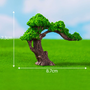 19 <span class=keywords><strong>Tipi</strong></span> di Alberi Artificiali in Resina per Micro-paesaggistica, Accessori Decorativi per Paesaggistica Forestale - Product Image 5