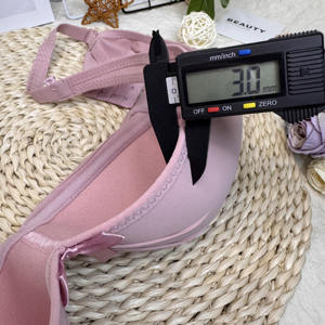 8 # Amysi 46-52D Tamanho Grande Suave Cor Sólida Moda Sutiã para Mulheres Obesas com Seios Grandes Estilo Sexy No <span class=keywords><strong>Steel</strong></span> Rim Daily Wear - Product Image 5