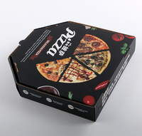 Boîte à pizza personnalisée vente en gros 6 10 12 14 16 pouces boîte de livraison de pizza boîte d'emballage d'approvisionnement d'usine
