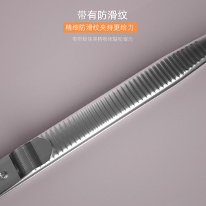 Wholesale jewelry tweezers, stainless steel tweezers with locking tips, non-slip, fine grooves, gemstone and diamond <b>clips</b>. - Product Image 2