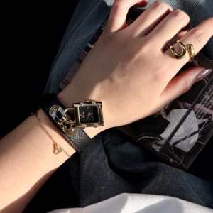 <span class=keywords><strong>Montre</strong></span> pour <span class=keywords><strong>femme</strong></span> Scottie 9858, design innovant en forme de cadenas, bracelet en cuir, acier inoxydable, résistante à l'eau au quotidien, quartz - Product Image 5