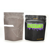 Sacs refermables en Mylar personnalisés, imprimés, neufs, 3,5 g, en aluminium, anti-odeur, pour biscuits, épices, emballage plastique